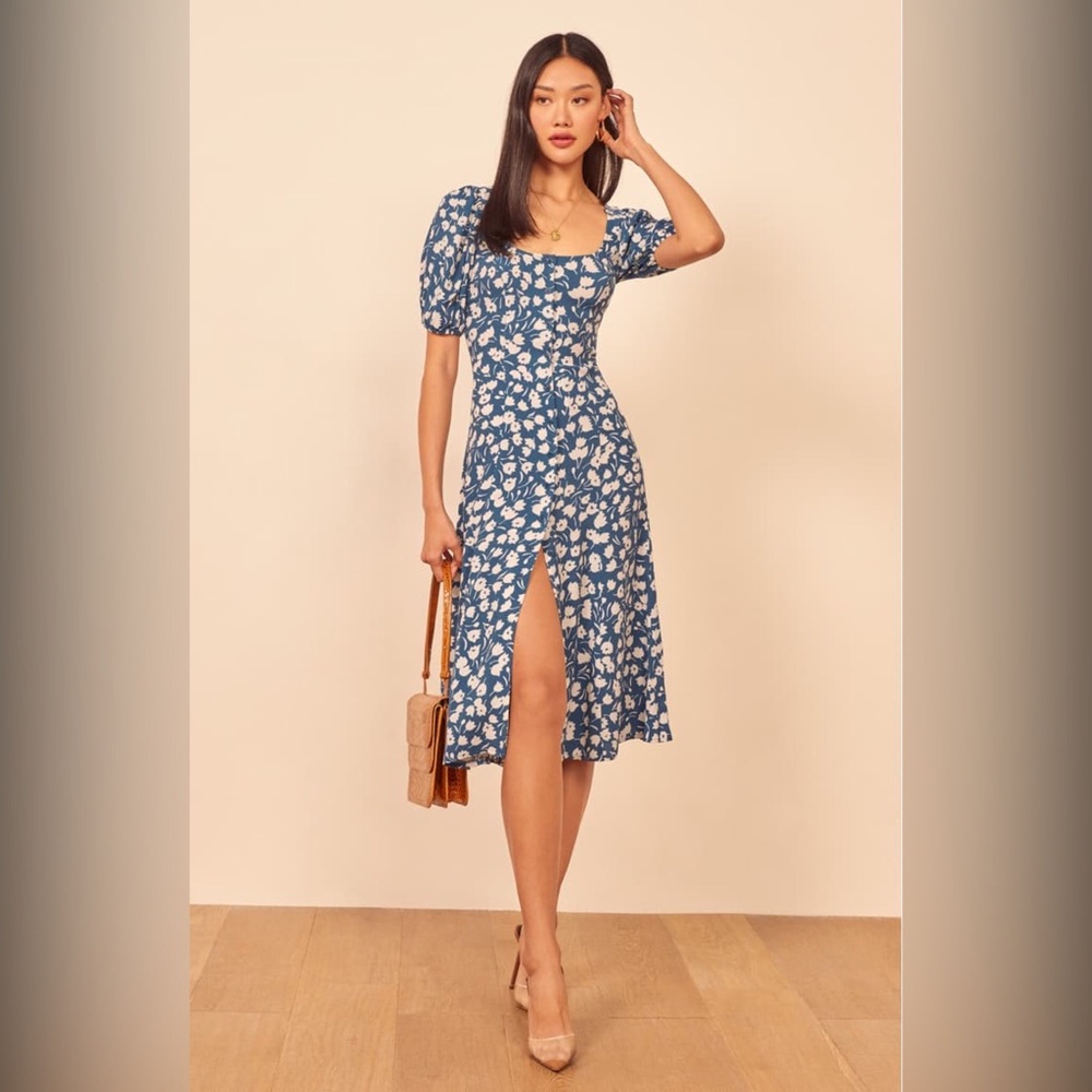 Reformation Beechwood Dress Tuli Size 6 NWT - Picture 6 of 9